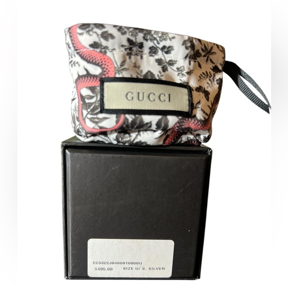 Gucci Sterling Silver Trademark Chain Bracelet - Picture 5 of 6